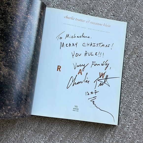 Hardcover book RAW by Charlie Trotter and Roxanne Klein - Picture 7 of 7